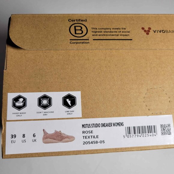 Vivobarefoot Motus Studio Sneaker Womens in Rose - Picture 6 of 13